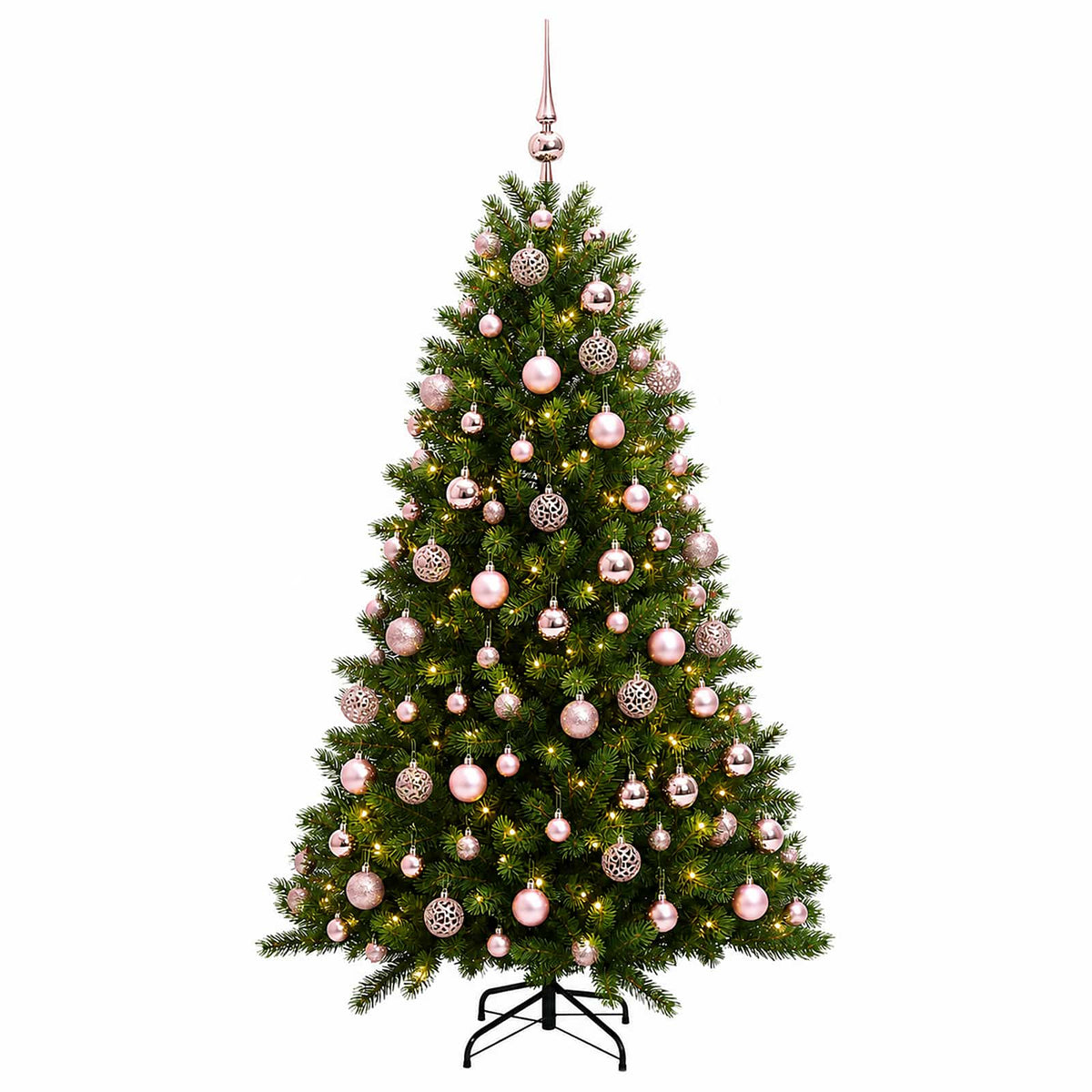 Artificial Christmas Tree with Bauble 210 cm 300 LEDs