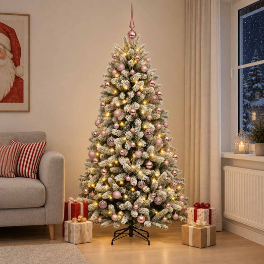 Artificial Christmas Tree with Bauble 240 cm 300 LEDs