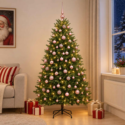 Artificial Christmas Tree with Bauble 240 cm 300 LEDs