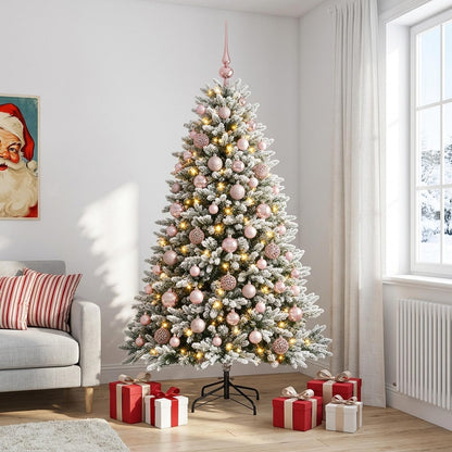 Artificial Christmas Tree with Bauble 240 cm 300 LEDs