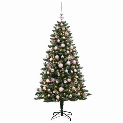 Artificial Christmas Tree with Bauble 210 cm 300 LEDs