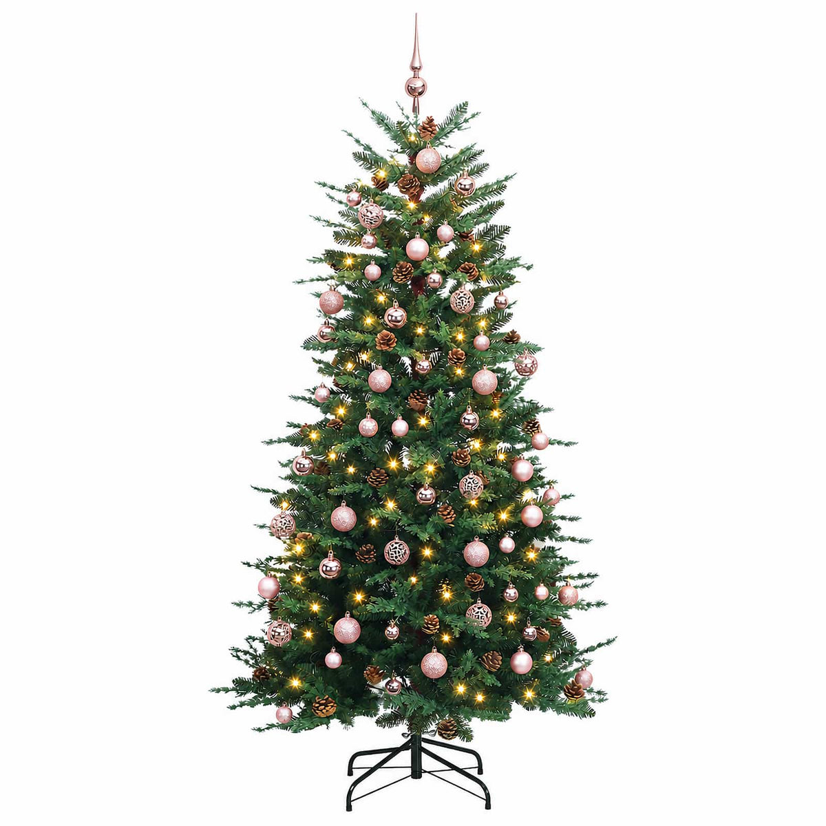 Artificial Christmas Tree with Bauble 210 cm 300 LEDs