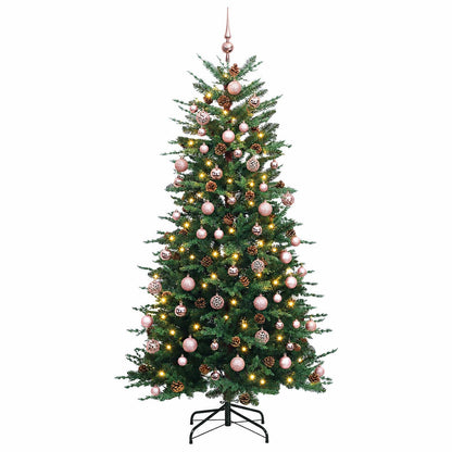 Artificial Christmas Tree with Bauble 210 cm 300 LEDs
