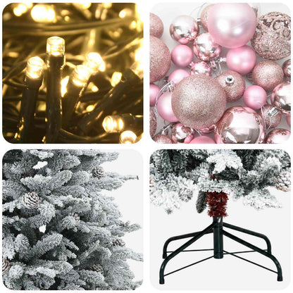 Artificial Christmas Tree with Bauble 210 cm 300 LEDs
