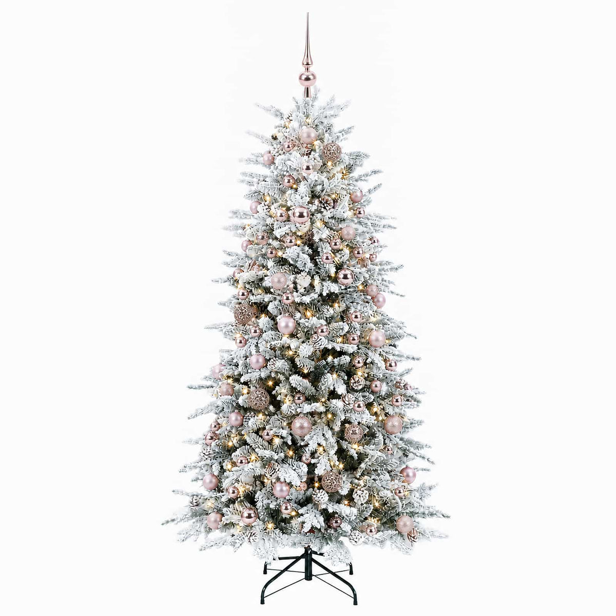 Artificial Christmas Tree with Bauble 210 cm 300 LEDs