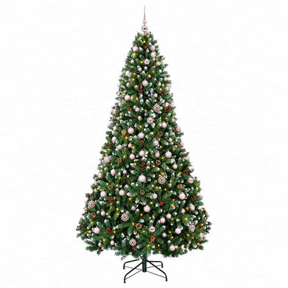 Artificial Christmas Tree Green with Bauble 210 cm 300 LEDs