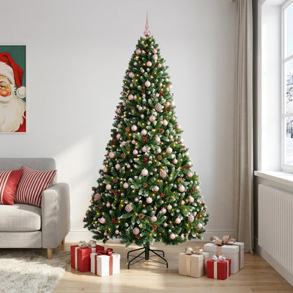 Artificial Christmas Tree Green with Bauble 240 cm 300 LEDs