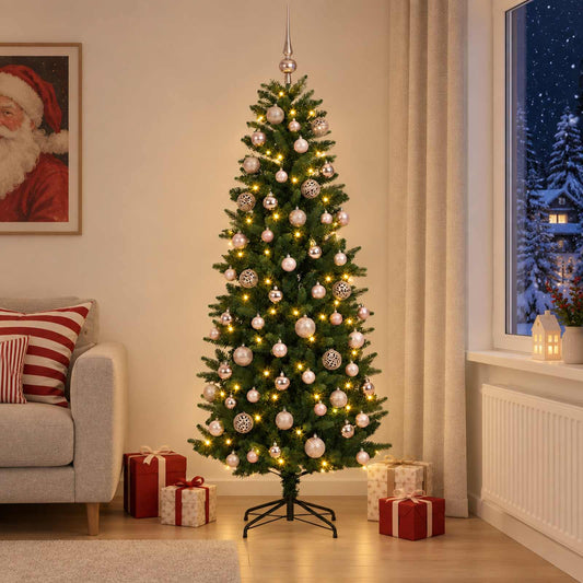 Artificial Christmas Tree with Bauble 180 cm 300 LEDs