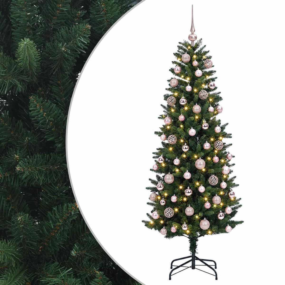 Artificial Christmas Tree with Bauble 180 cm 300 LEDs