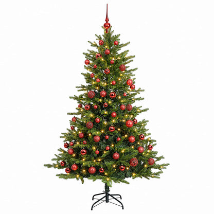 Artificial Christmas Tree with Bauble 210 cm 300 LEDs