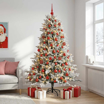 Artificial Christmas Tree with Bauble 210 cm 300 LEDs