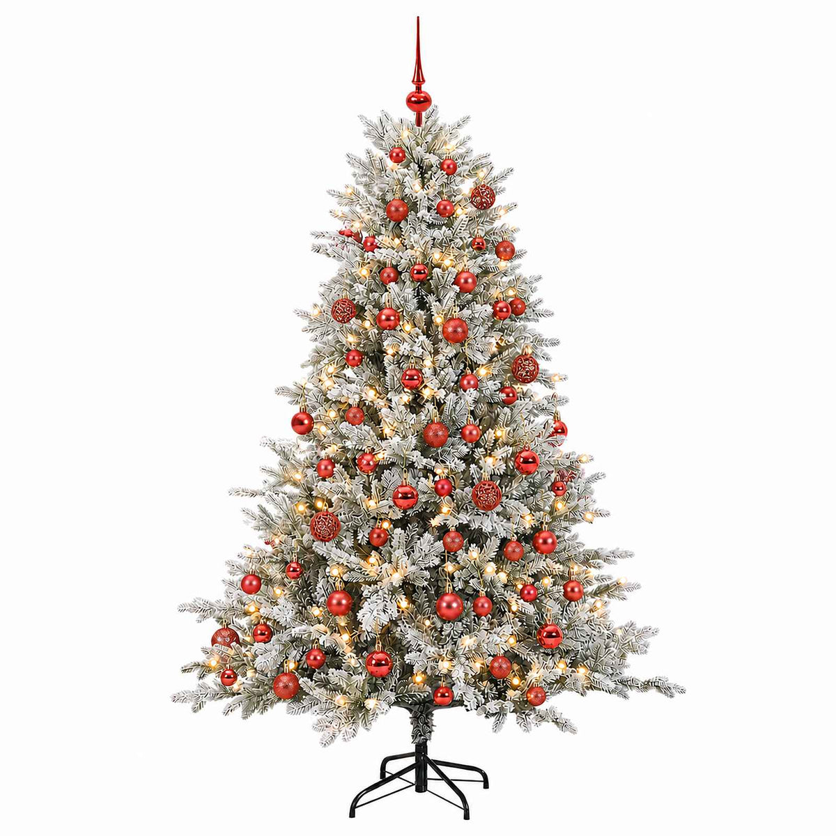 Artificial Christmas Tree with Bauble 240 cm 300 LEDs