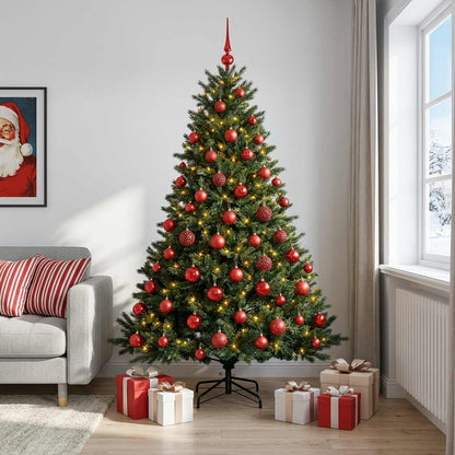 Artificial Christmas Tree with Bauble 240 cm 300 LEDs