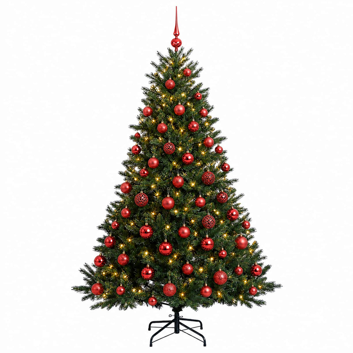 Artificial Christmas Tree with Bauble 240 cm 300 LEDs