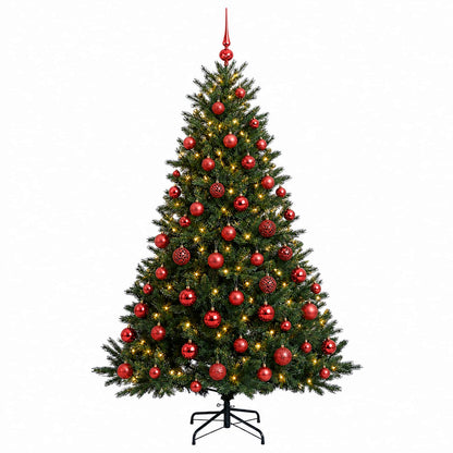Artificial Christmas Tree with Bauble 240 cm 300 LEDs