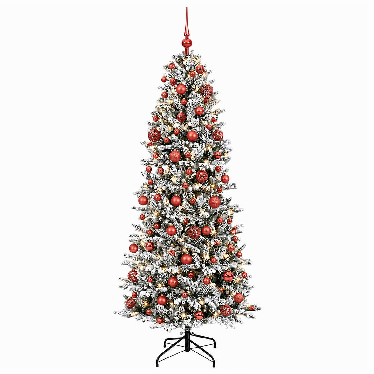 Artificial Christmas Tree with Bauble 210 cm 300 LEDs