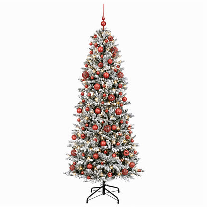 Artificial Christmas Tree with Bauble 210 cm 300 LEDs