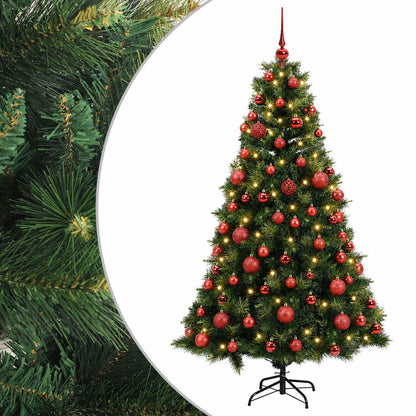 Artificial Christmas Tree with Bauble 180 cm 300 LEDs