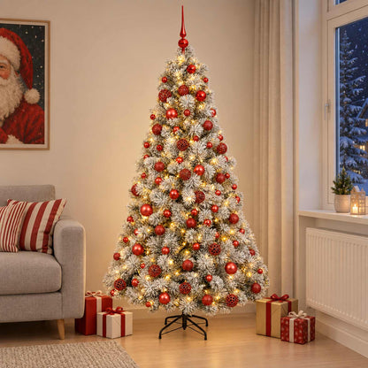 Artificial Christmas Tree with Bauble 180 cm 300 LEDs