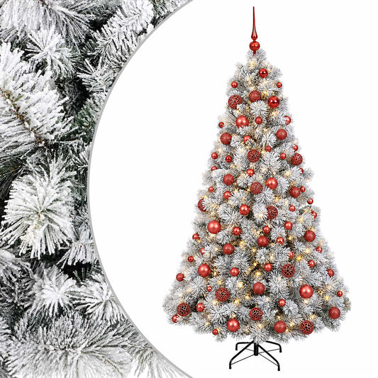 Artificial Christmas Tree with Bauble 210 cm 300 LEDs