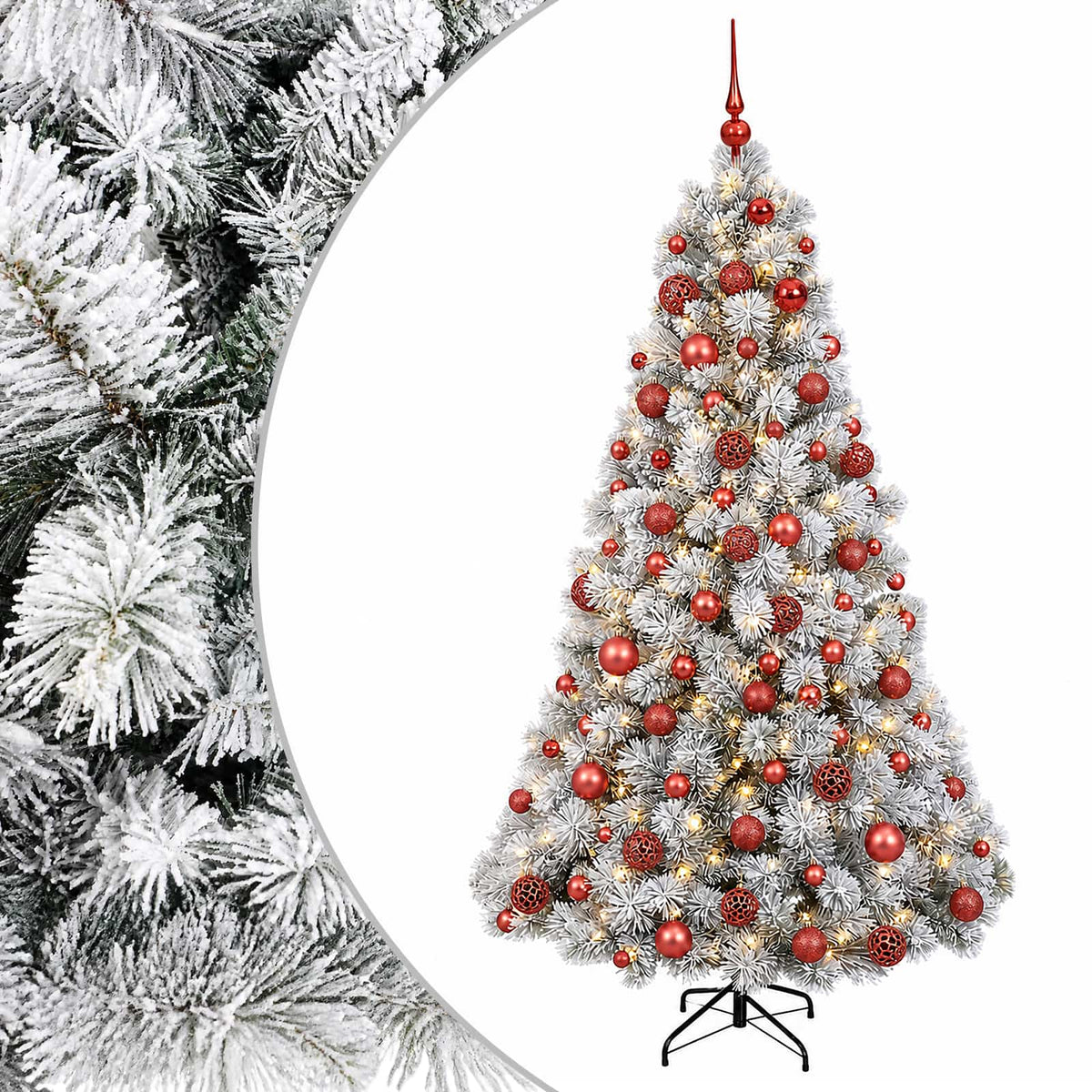 Artificial Christmas Tree with Bauble 240 cm 300 LEDs