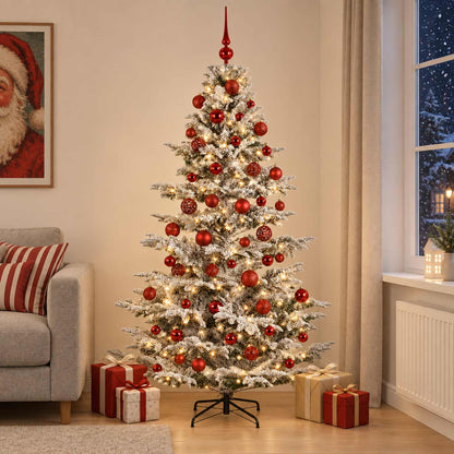 Artificial Christmas Tree with Bauble 240 cm 300 LEDs