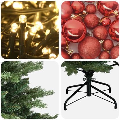 Artificial Christmas Tree with Bauble 240 cm 300 LEDs