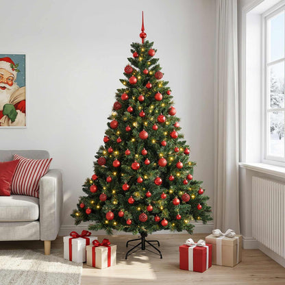 Artificial Christmas Tree with Bauble 210 cm 300 LEDs