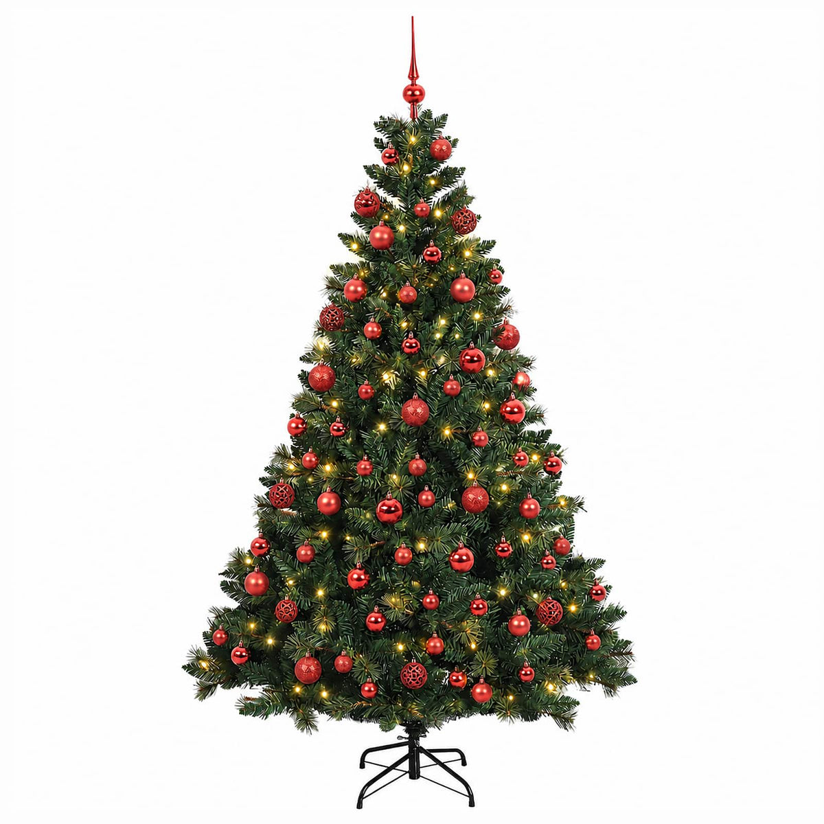 Artificial Christmas Tree with Bauble 240 cm 300 LEDs