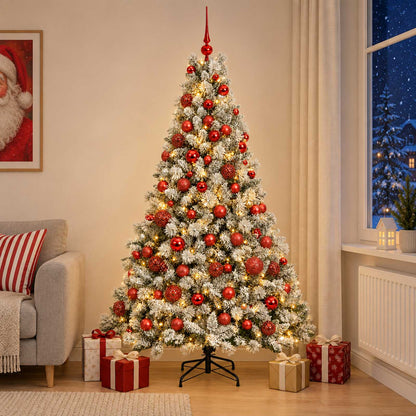 Artificial Christmas Tree with Bauble 240 cm 300 LEDs