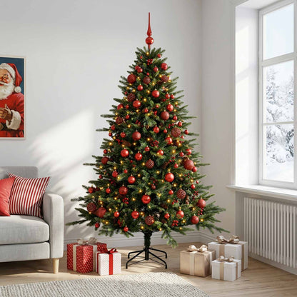 Artificial Christmas Tree with Bauble 240 cm 300 LEDs