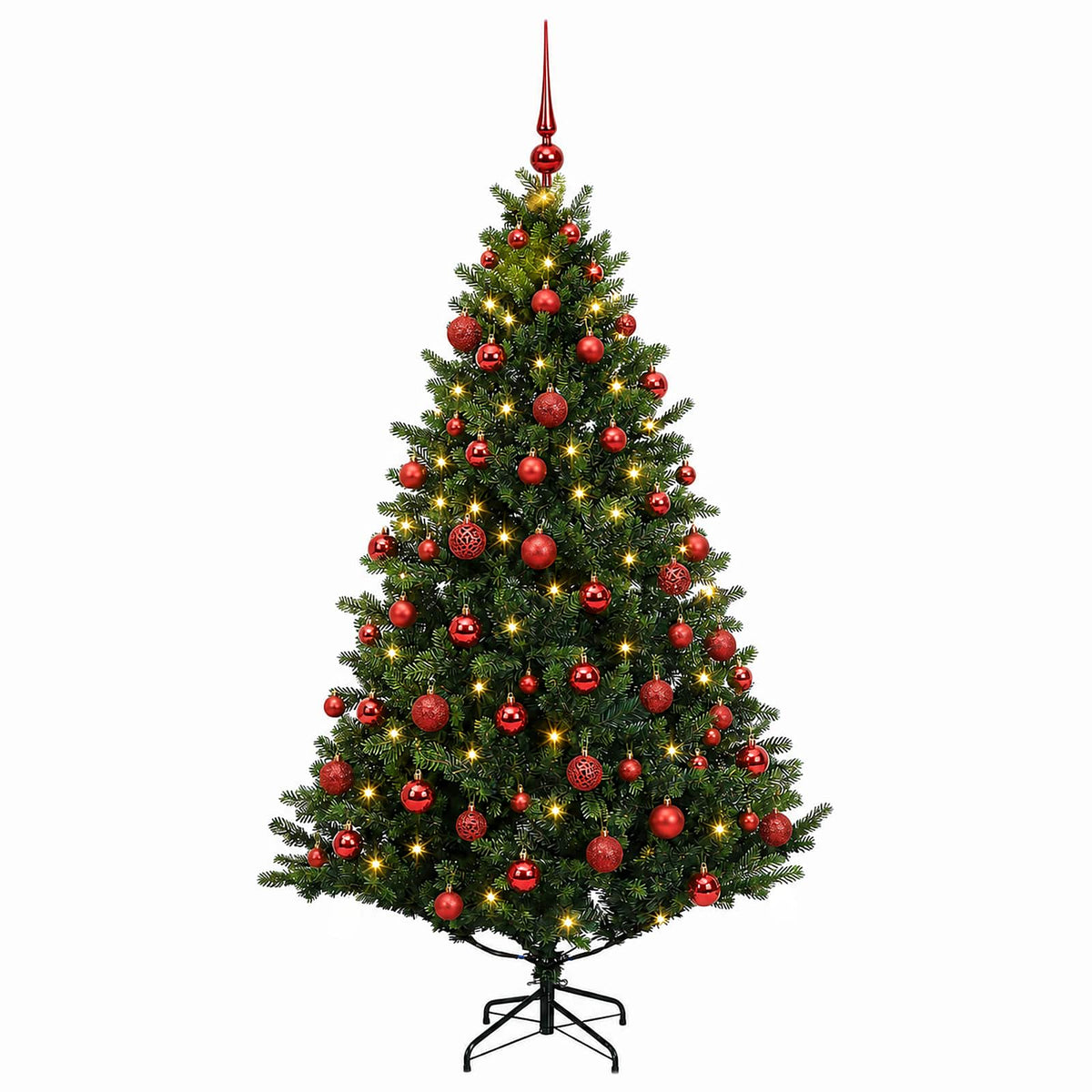 Artificial Christmas Tree with Bauble 210 cm 300 LEDs