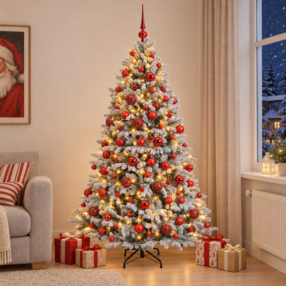 Artificial Christmas Tree with Bauble 180 cm 300 LEDs