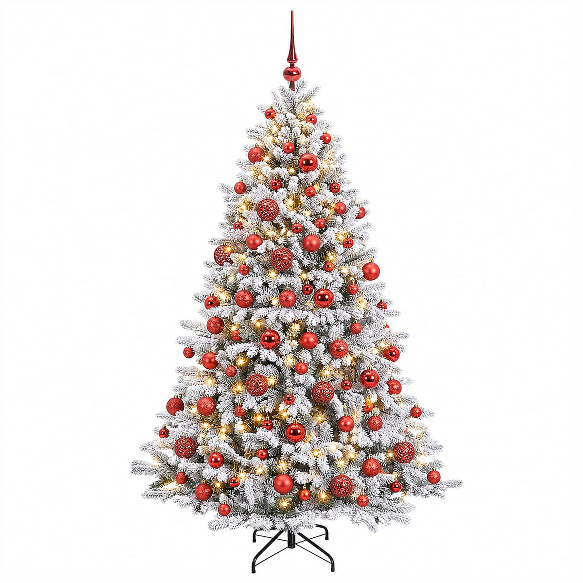 Artificial Christmas Tree with Bauble 180 cm 300 LEDs