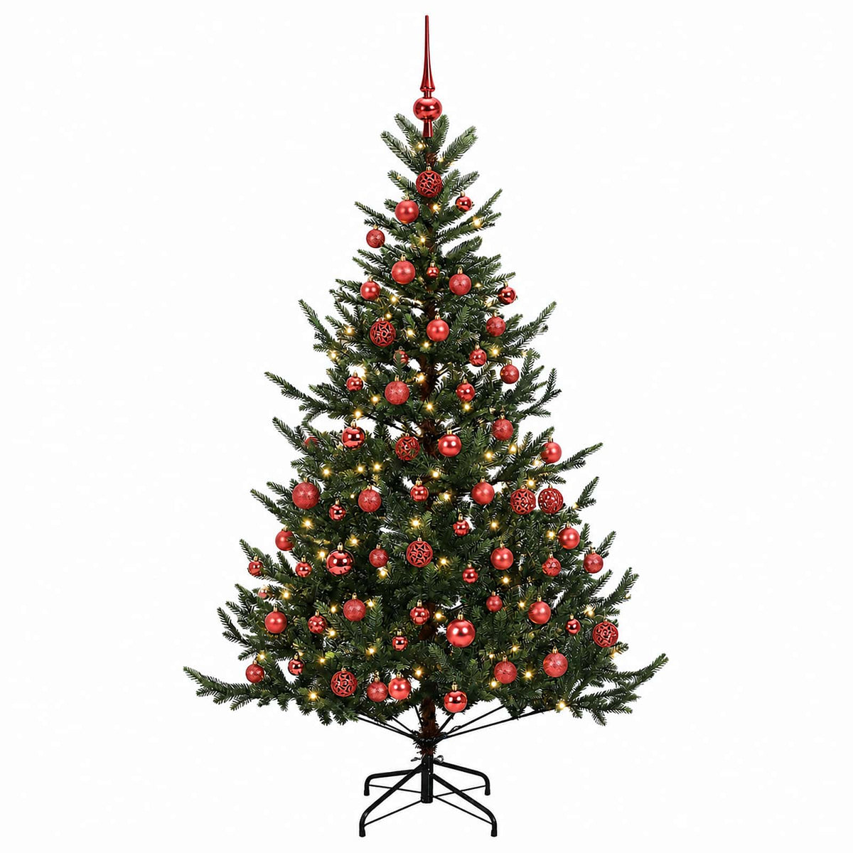 Artificial Christmas Tree with Bauble 180 cm 300 LEDs