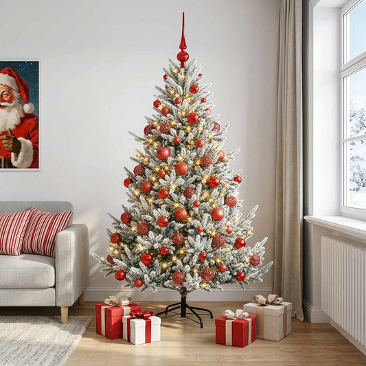 Artificial Christmas Tree with Bauble 240 cm 300 LEDs