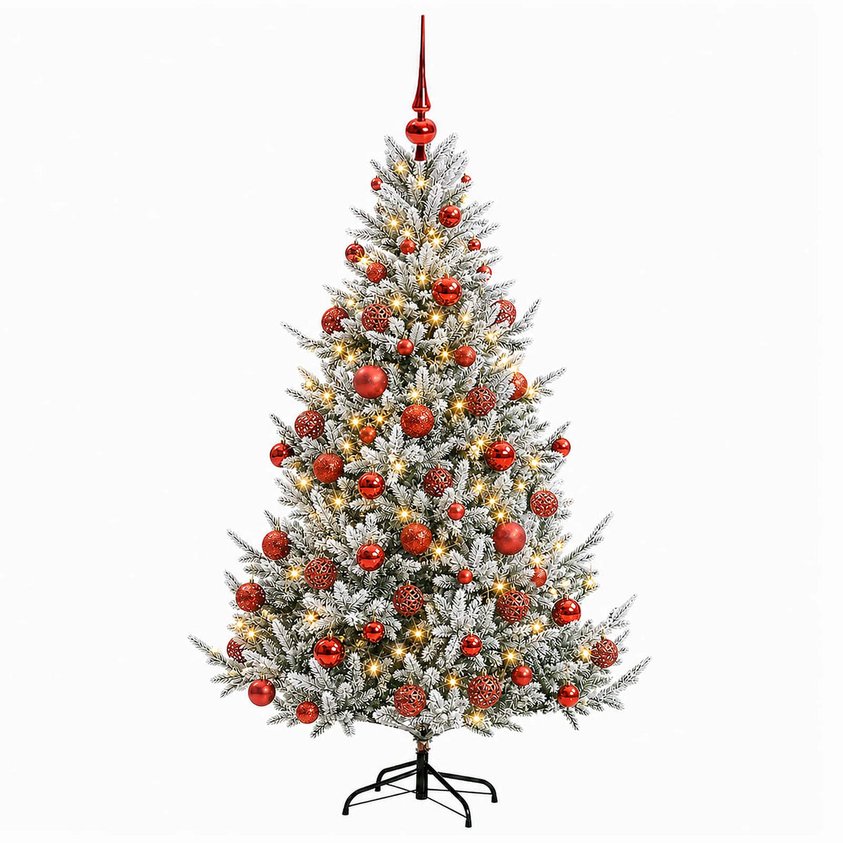 Artificial Christmas Tree with Bauble 210 cm 300 LEDs