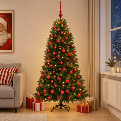 Artificial Christmas Tree with Bauble 180 cm 300 LEDs