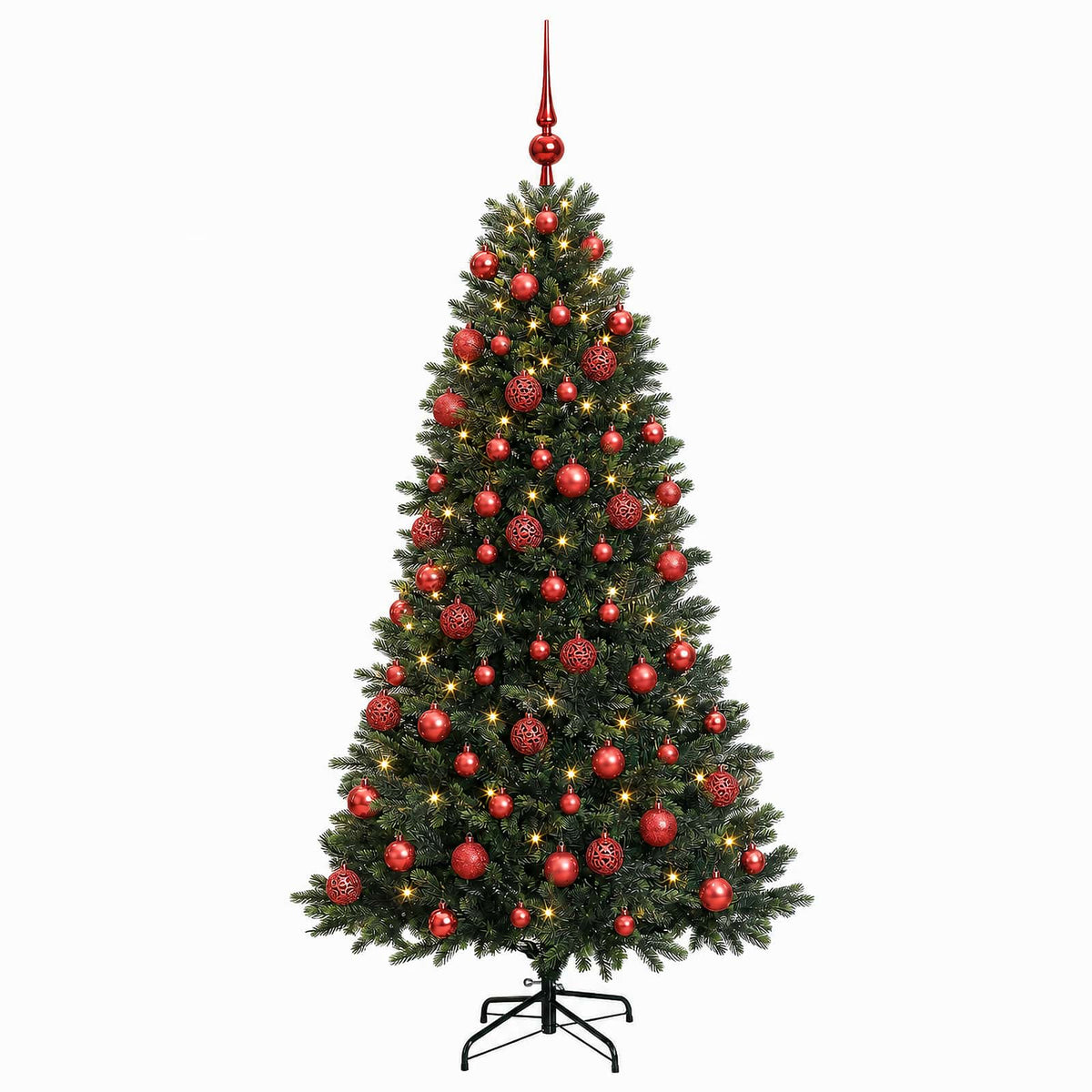 Artificial Christmas Tree with Bauble 240 cm 300 LEDs