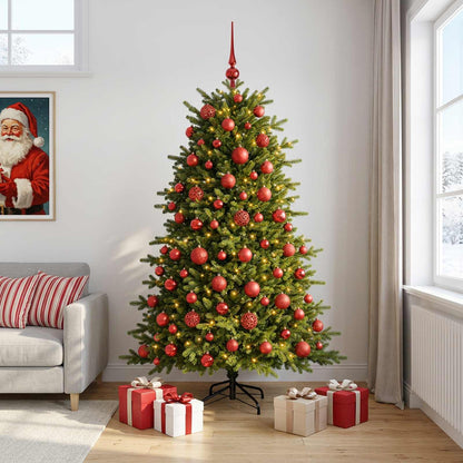 Artificial Christmas Tree with Bauble 240 cm 300 LEDs