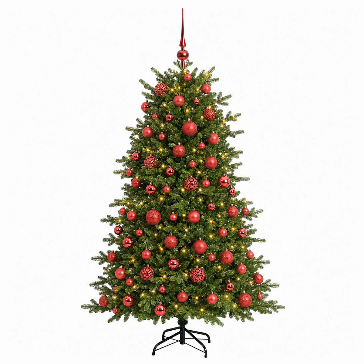 Artificial Christmas Tree with Bauble 240 cm 300 LEDs