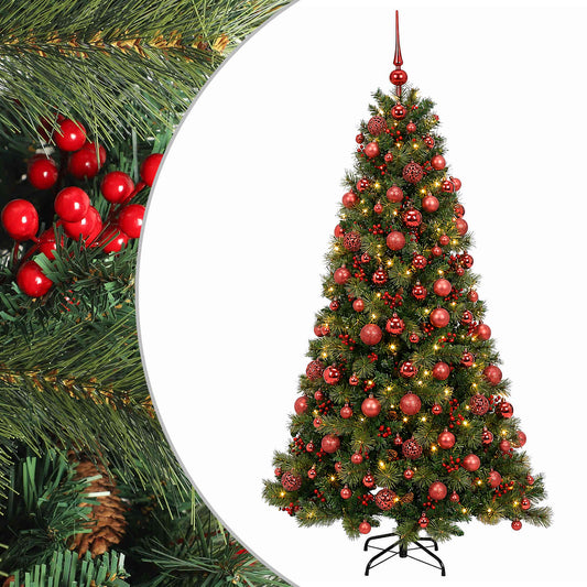 Artificial Christmas Tree with Bauble 240 cm 300 LEDs