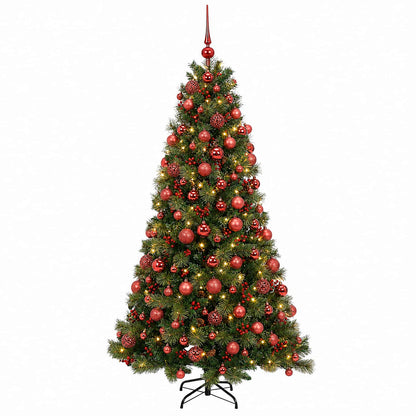 Artificial Christmas Tree with Bauble 240 cm 300 LEDs