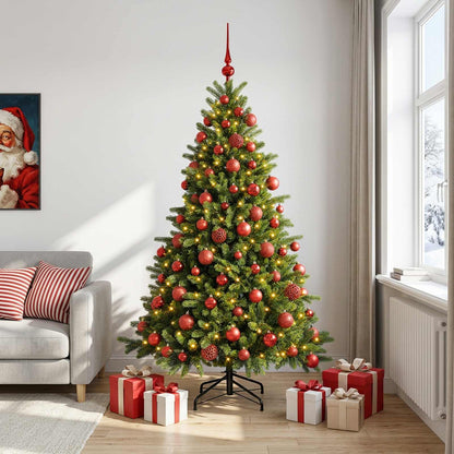 Artificial Christmas Tree with Bauble 240 cm 300 LEDs