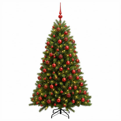 Artificial Christmas Tree with Bauble 210 cm 300 LEDs
