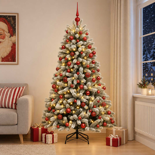 Artificial Christmas Tree with Bauble 180 cm 300 LEDs