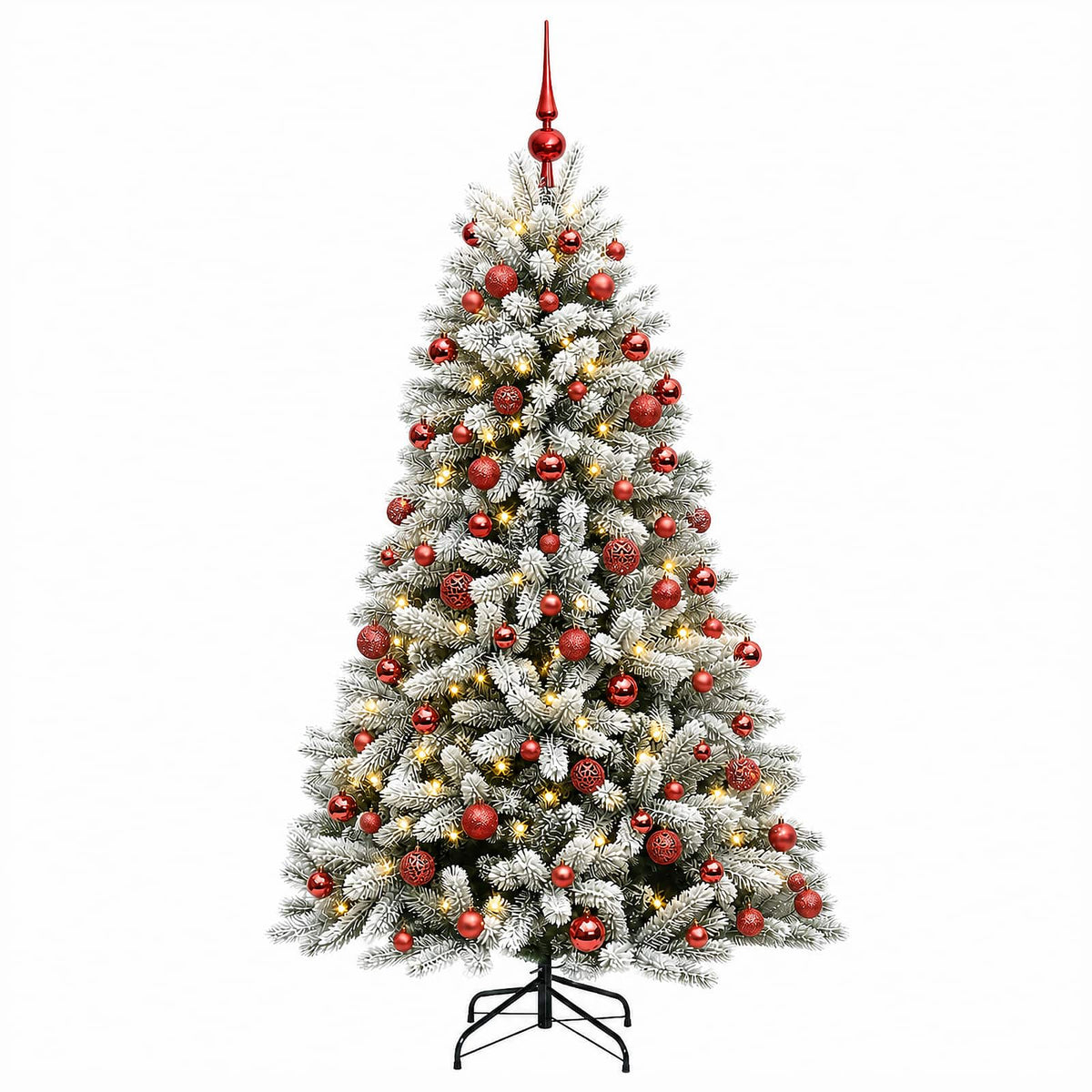 Artificial Christmas Tree with Bauble 210 cm 300 LEDs