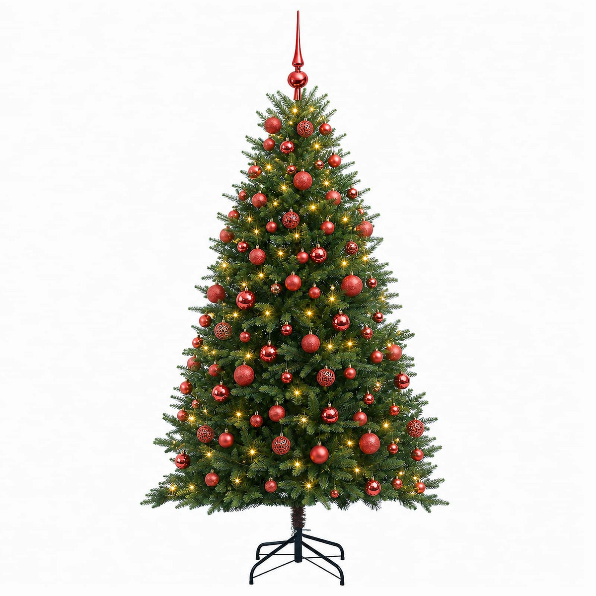 Artificial Christmas Tree with Bauble 180 cm 300 LEDs