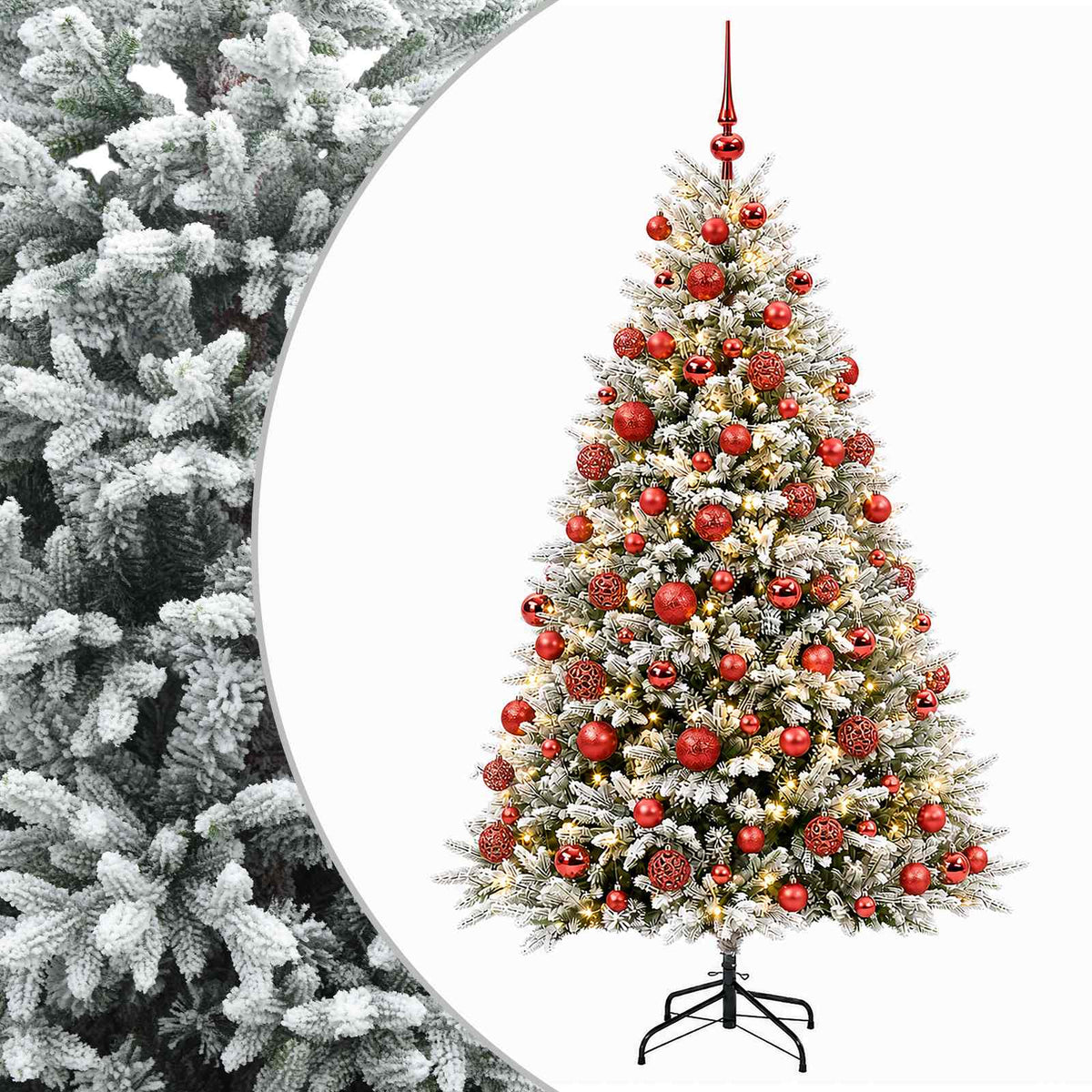 Artificial Christmas Tree with Bauble 240 cm 300 LEDs