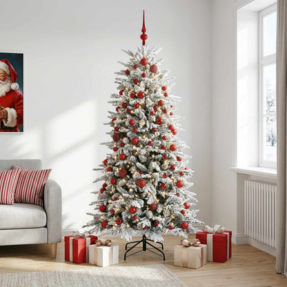 Artificial Christmas Tree with Bauble 210 cm 300 LEDs